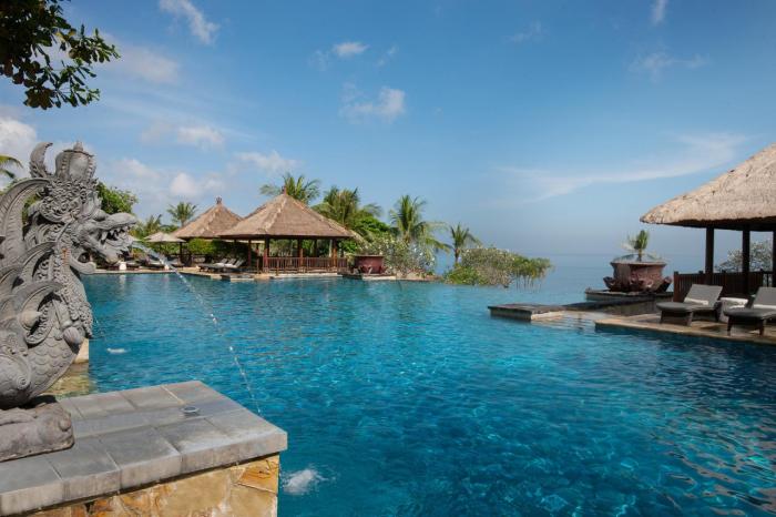 Bali ayana resort spa instagram villas pools indonesia jimbaran pool luxury rocks unveils famed redesigned its river help but add